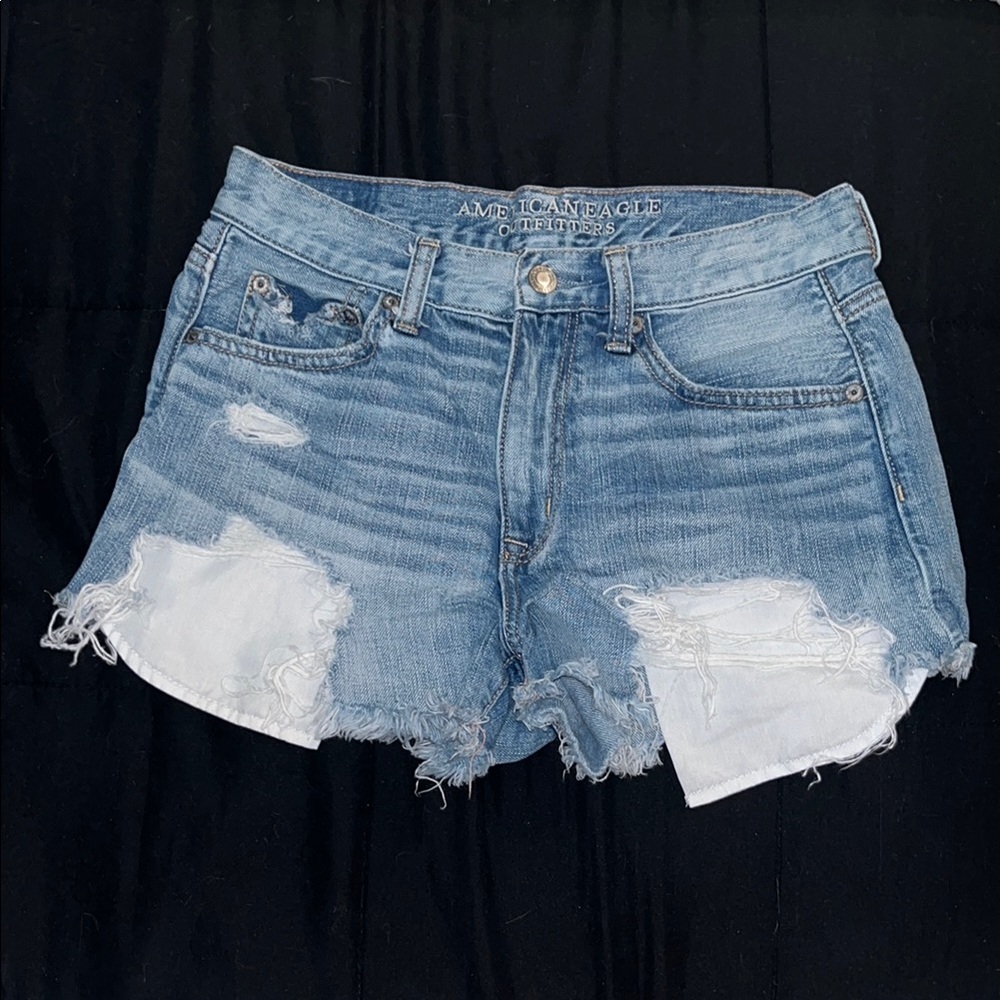 American Eagle Outfitters Women's Blue Denim Shorts